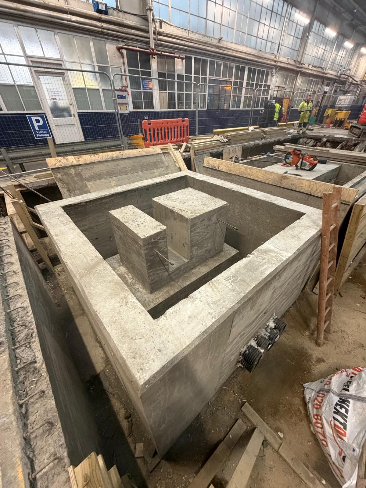 Bow basement construction, site photograph 3