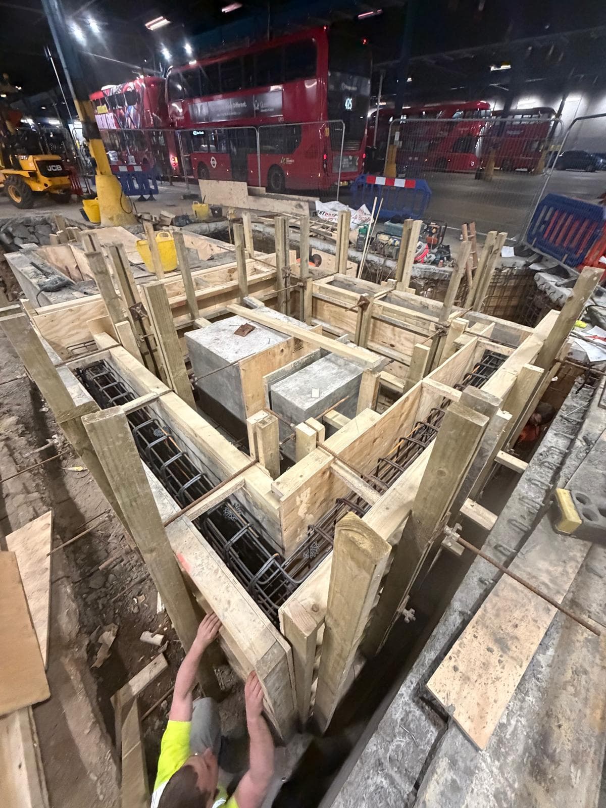 Bow basement construction, site photograph 4