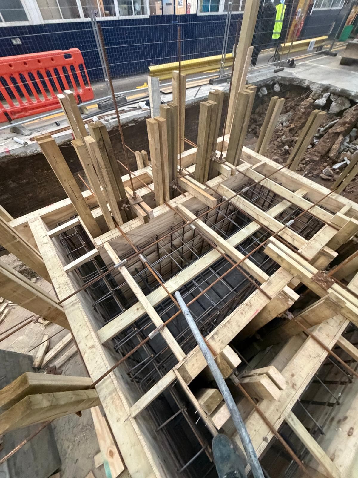 Bow basement construction, site photograph 5