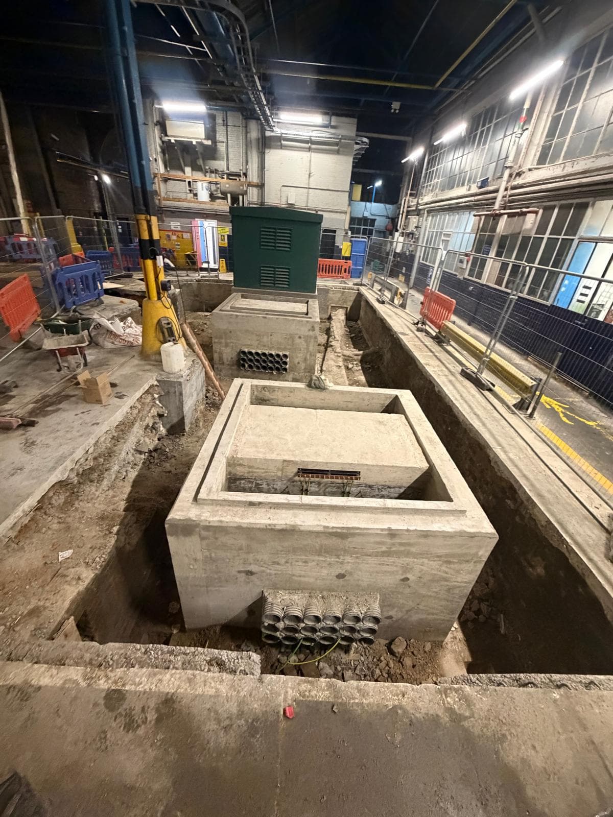 Bow basement construction, site photograph 7