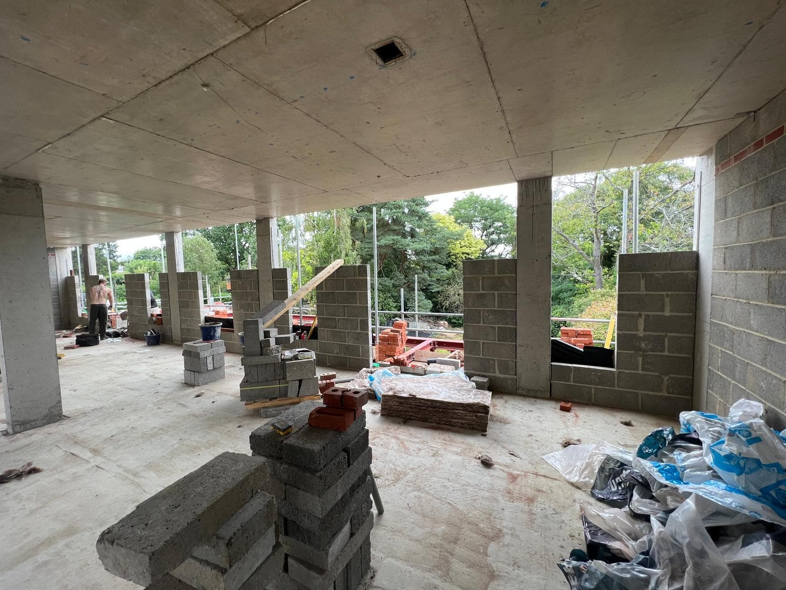 Chobham basement construction, site photograph 6