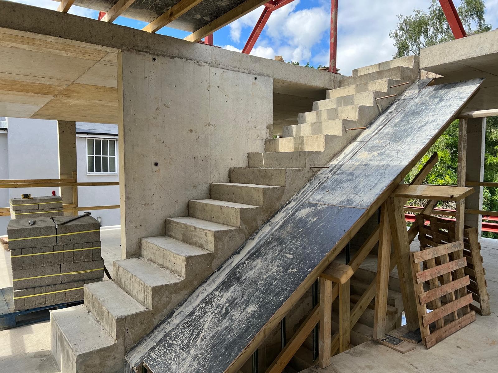 Chobham basement construction, site photograph 9