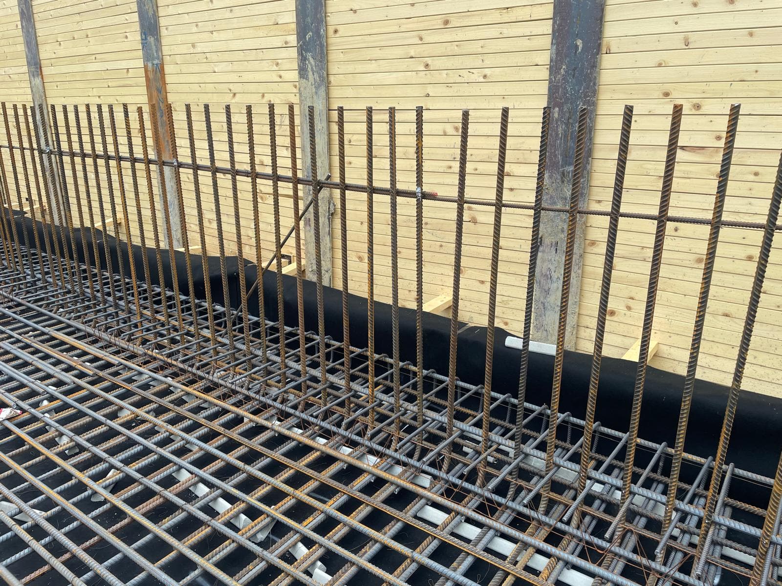Market Harborough basement construction, site photograph 17