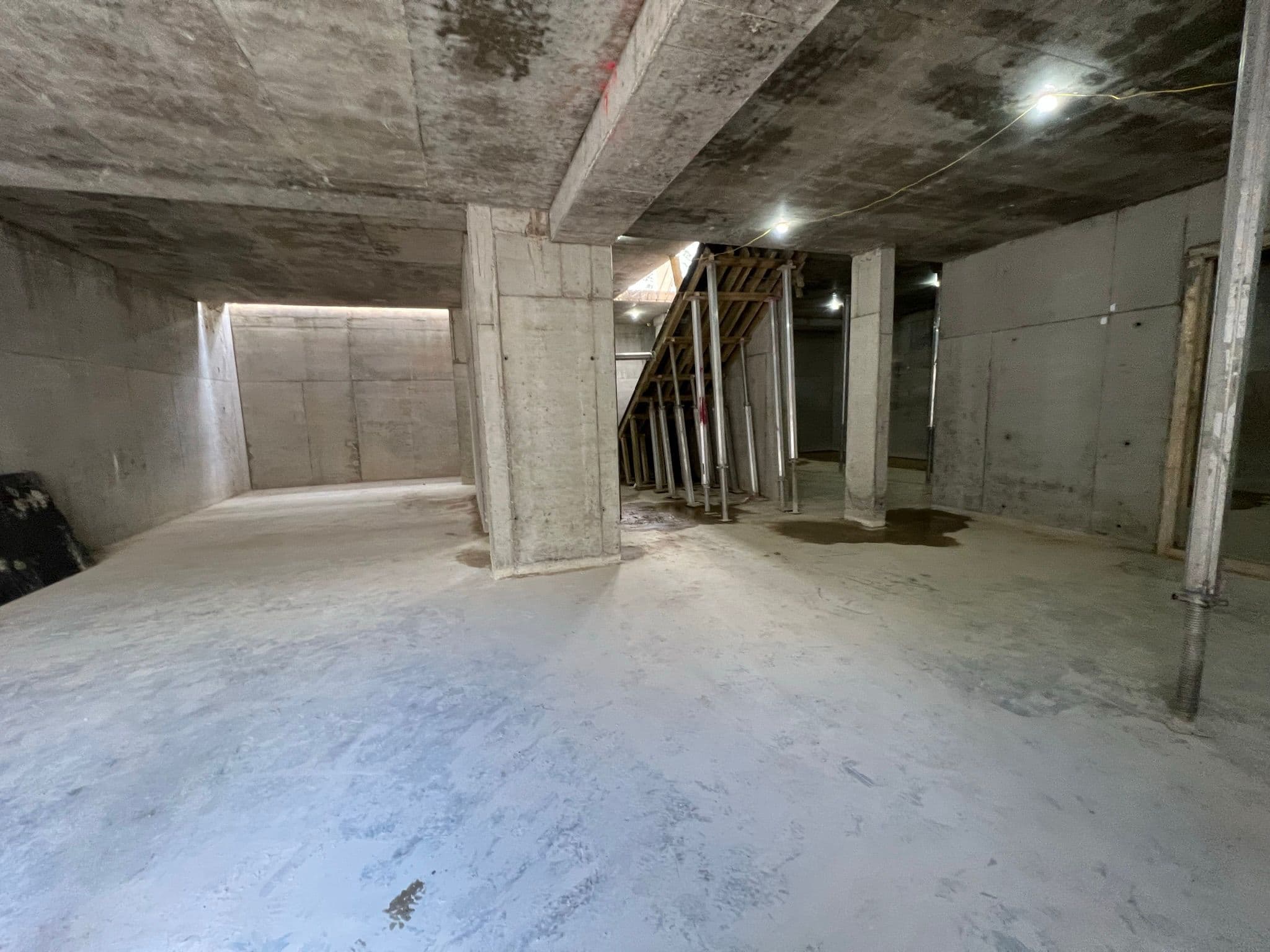 Virginia Water basement construction, site photograph 1