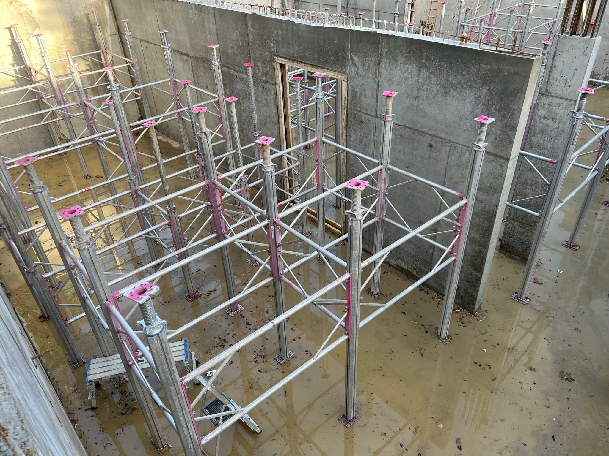 Virginia Water basement construction, site photograph 6