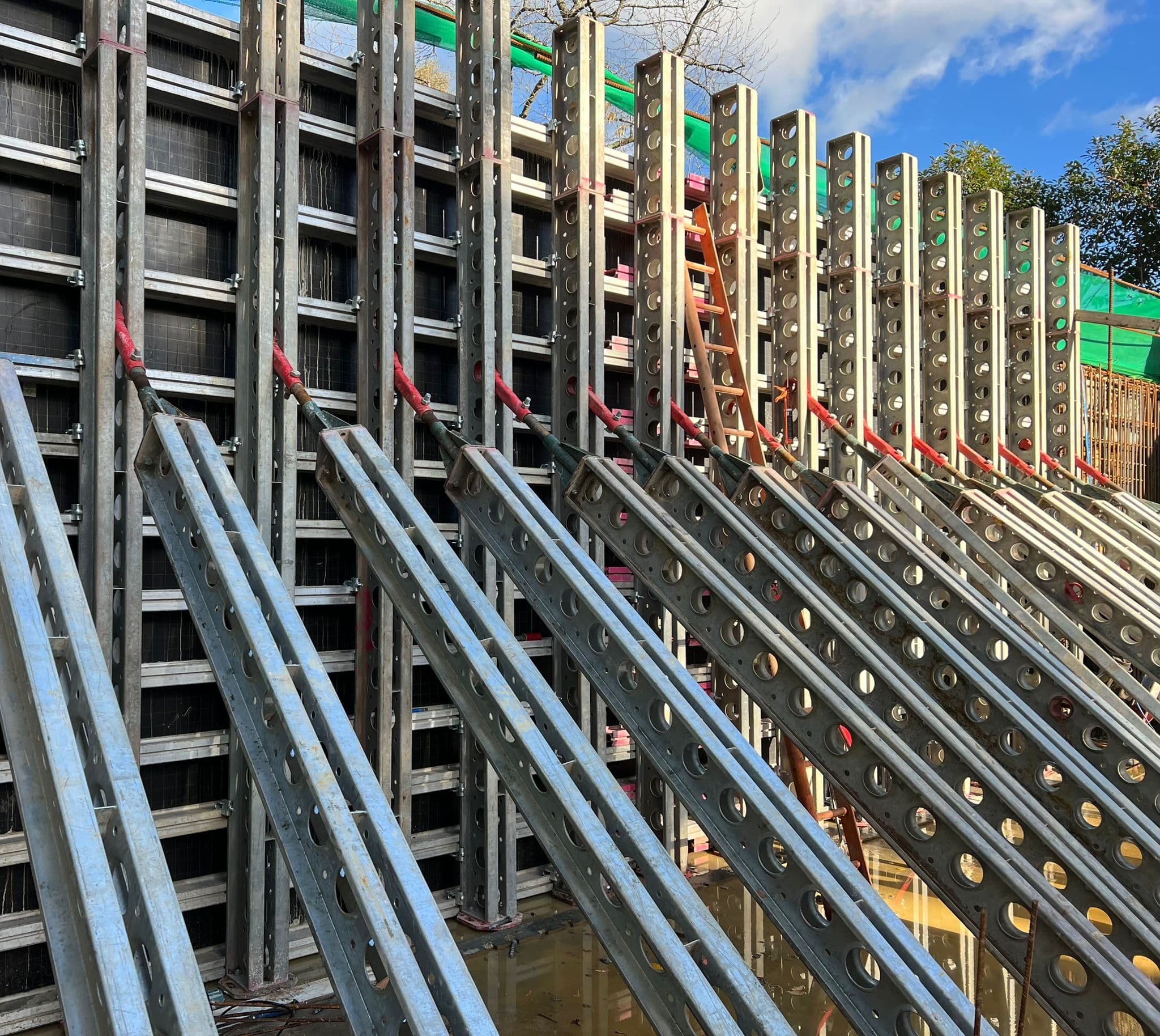 Virginia Water basement construction, site photograph 15
