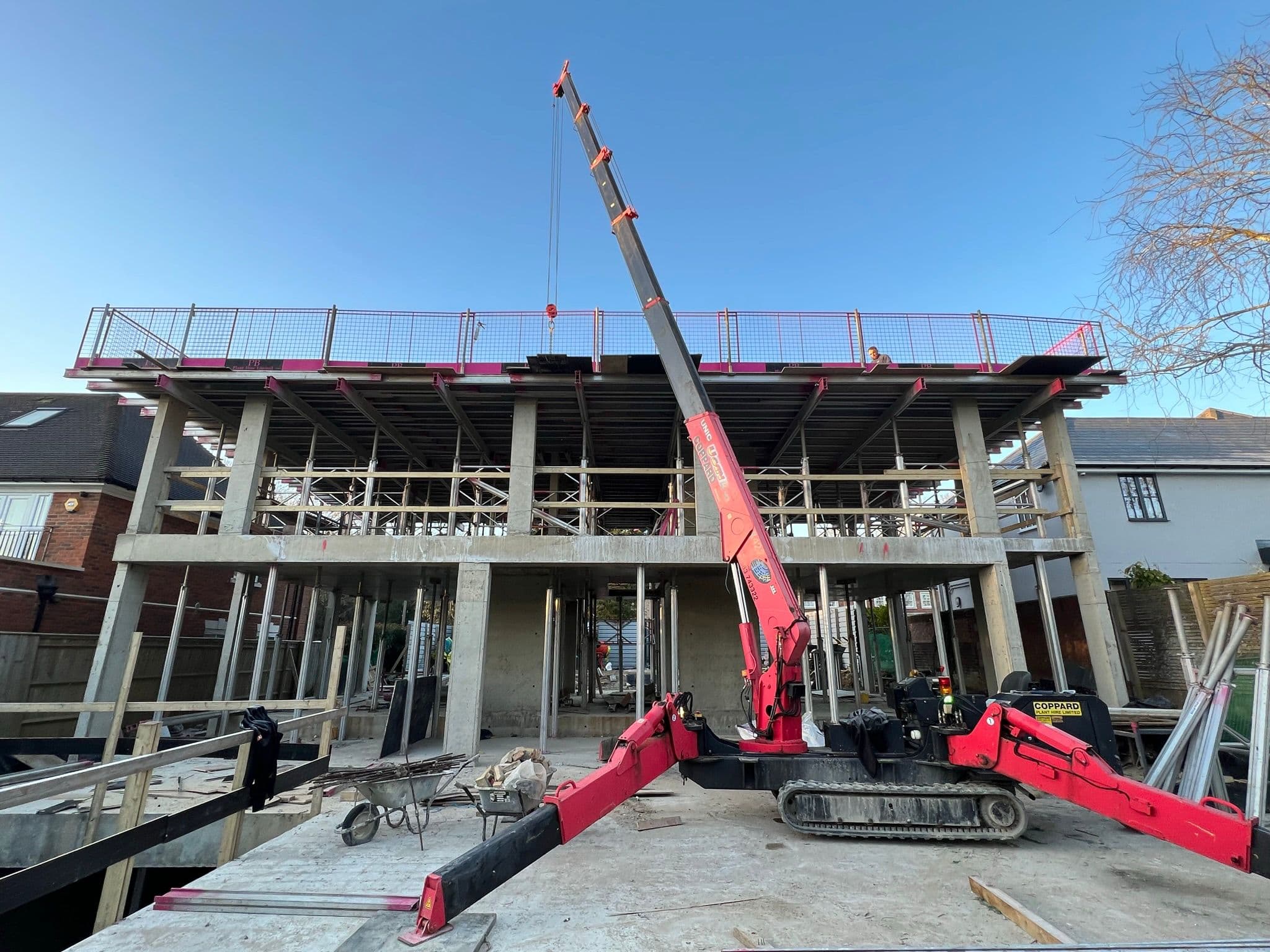 Virginia Water basement construction, site photograph 19