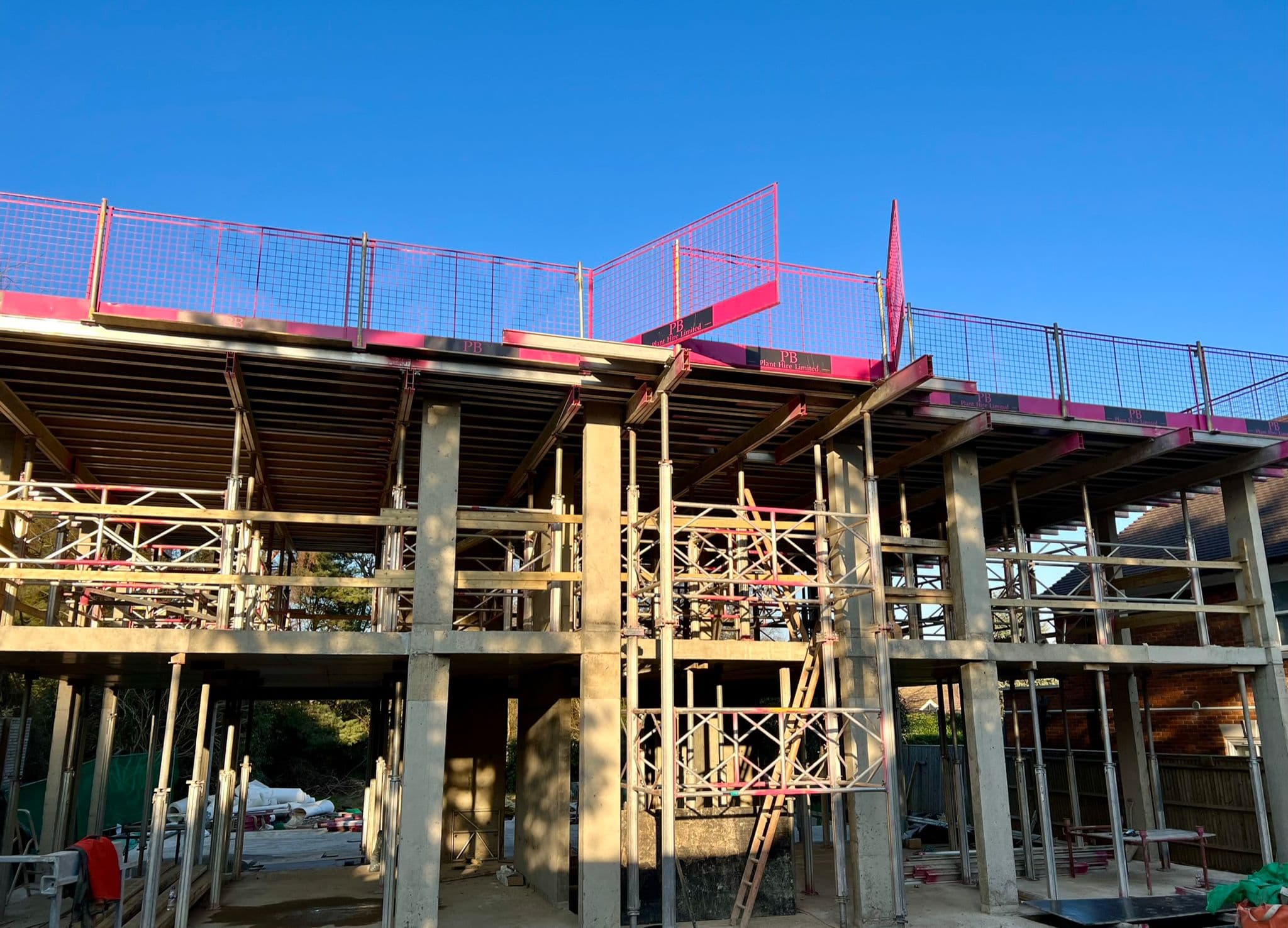 Virginia Water basement construction, site photograph 20