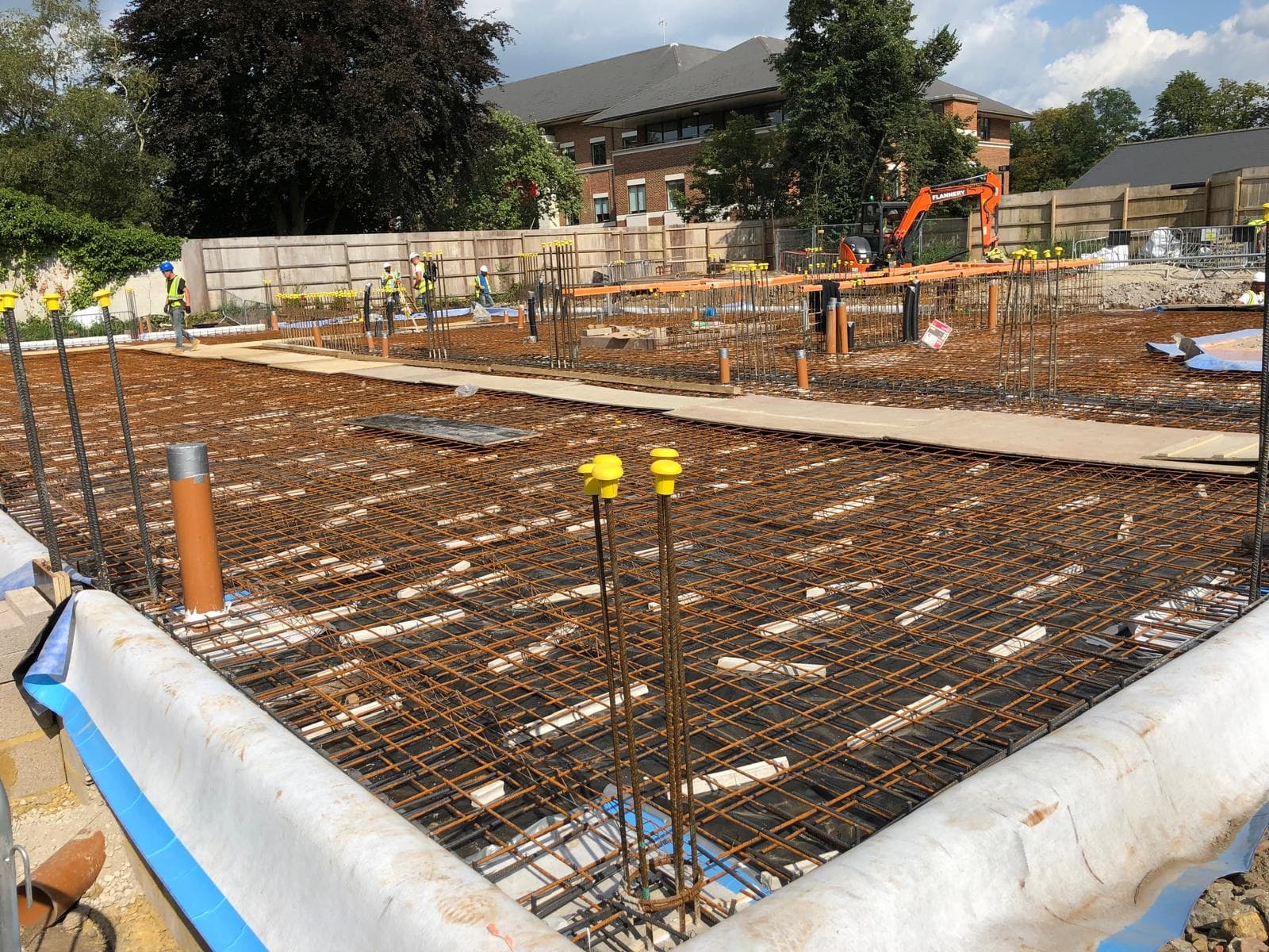 Walton on Thames basement construction, site photograph 6