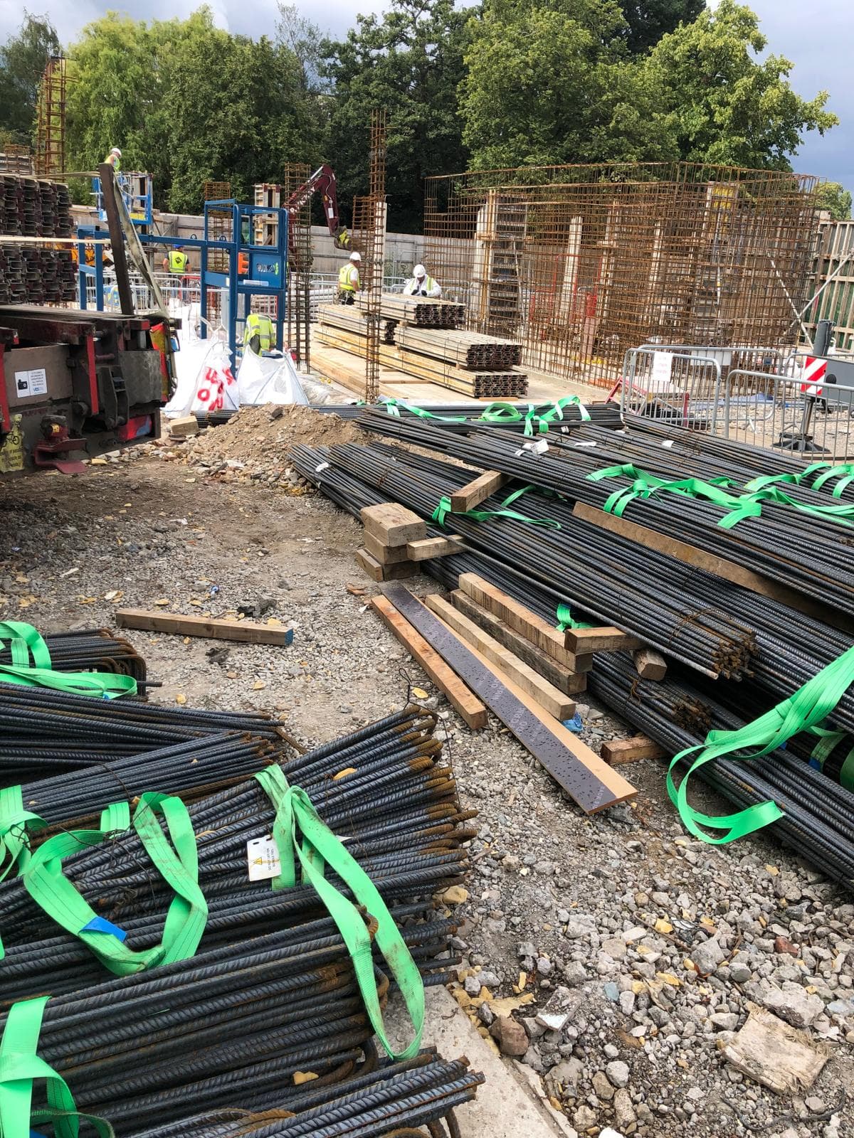 Walton on Thames basement construction, site photograph 13