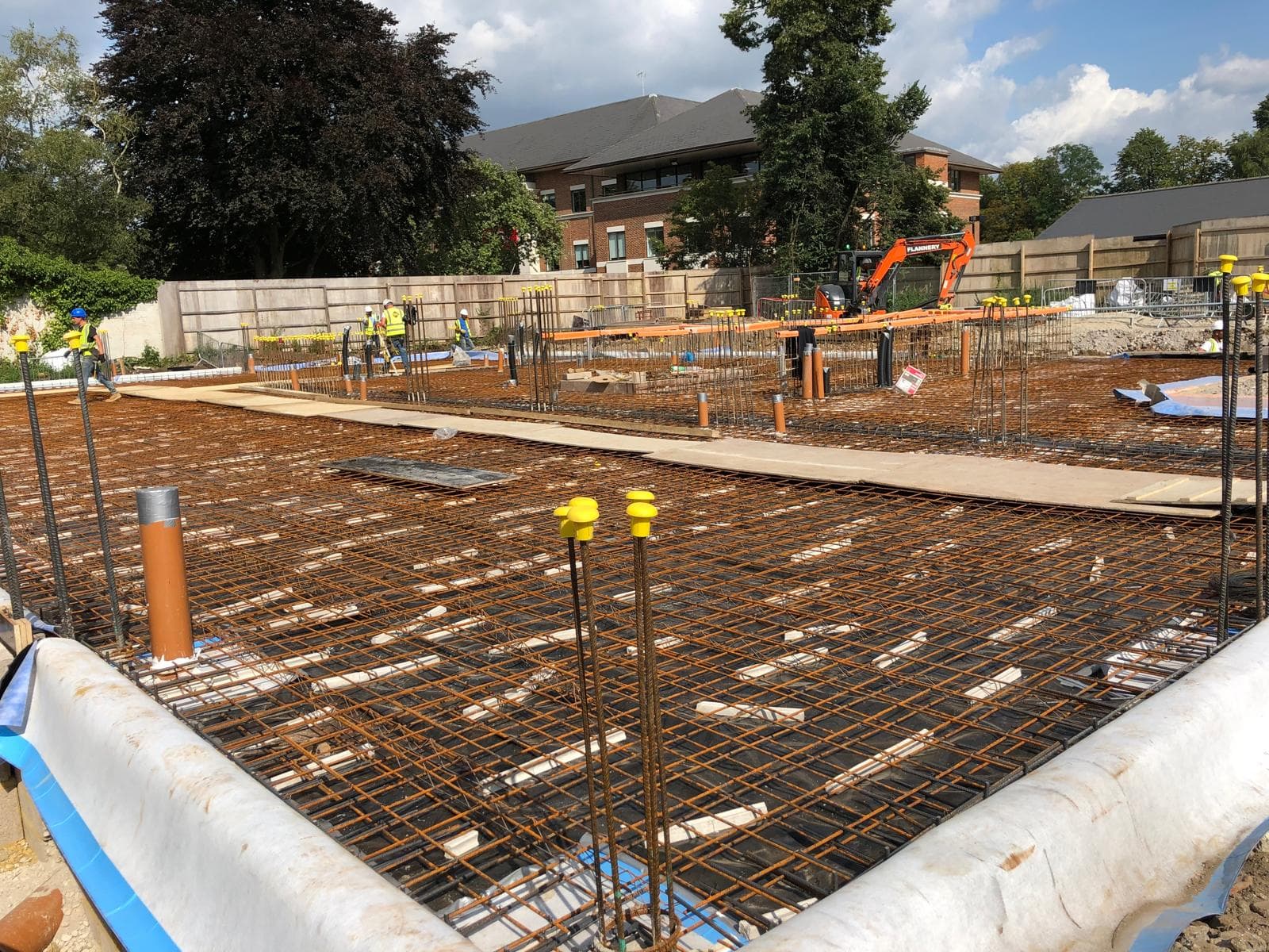 Walton on Thames basement construction, site photograph 14