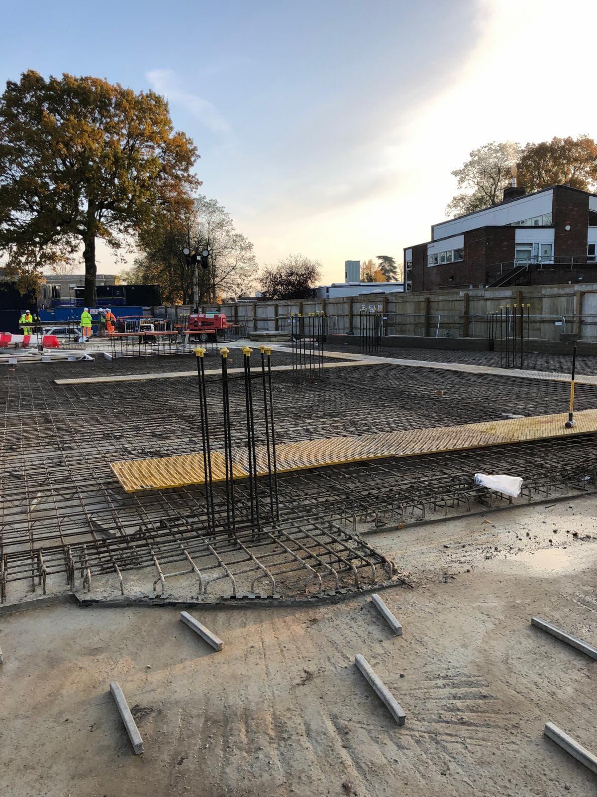 Walton on Thames basement construction, site photograph 21